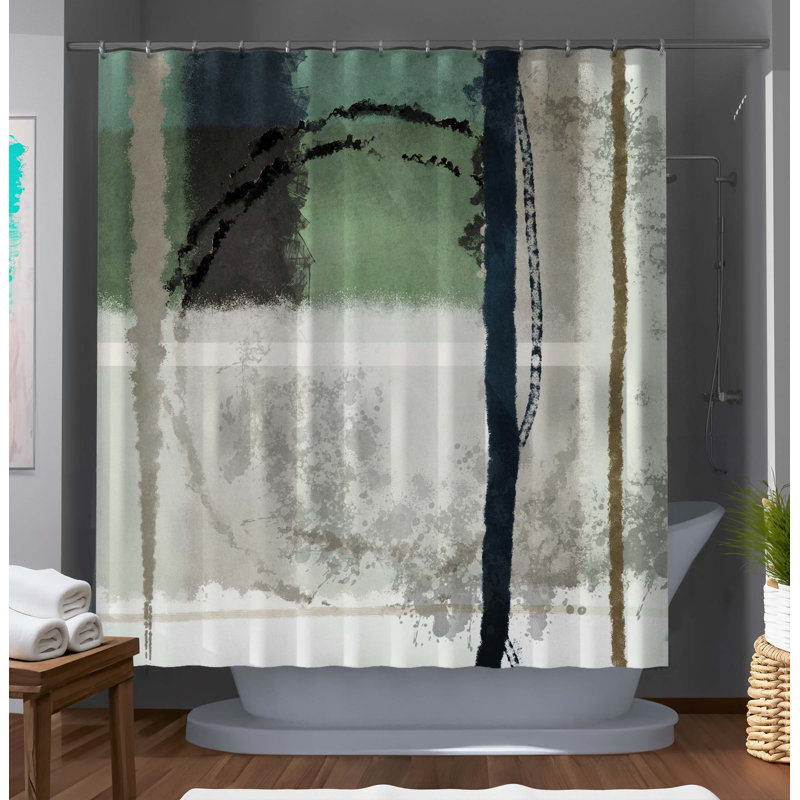 Abstract Shower Curtain