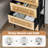 Abegail Aluminum 23.23'' W 5 - Drawer Dresser, Natural-506133641