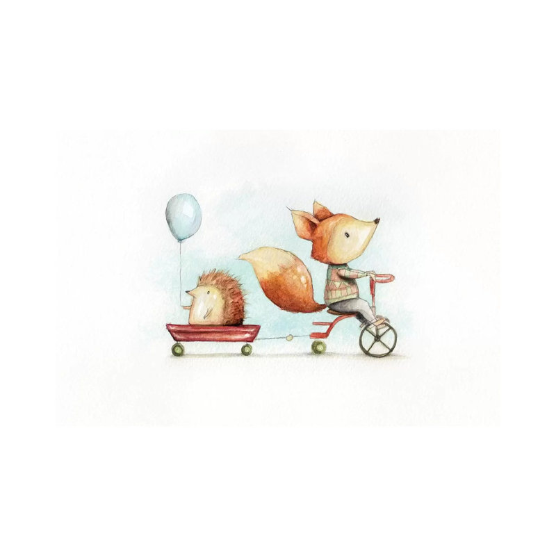 Best Friends by Mike Koubou - Wrapped Canvas Gallery-Wrapped Canvas Giclée, 101.6 cm H x 66.04 cm W x 1.91 cm D