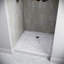 Base de douche en alcôve acrylique en marbre mat avec bonde centrale Streamline 36 po x 36 po Streamline-118934363