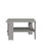 Modern Grey Coffee Table with Wall-Mount Option, 23.6 x 14.6 x 14.6 inches | 100% Melamine Coated Particle Board, Thickness: 0.7 inches | Multiple Shelves for Storage, Stylish and Functional Design for Living Room-1898843967