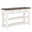 Console moderne en bois de pin massif avec 3 tiroirs et 2 tablettes-1830833609-1830833613