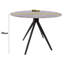 Aspen 5-Piece Casual Dining Set - Spacious Round Table & 4 Curved Plastic Chairs-105509827-124157415