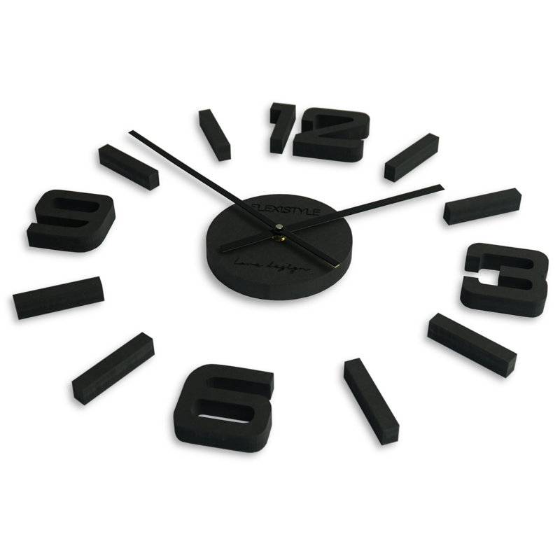 Admirable Solid Wood Wall Clock, 75cm H x 75cm W x 2cm D
