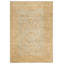 Oushak Floral Hand-Knotted Wool Light Blue/Gold Area Rug-1816920258