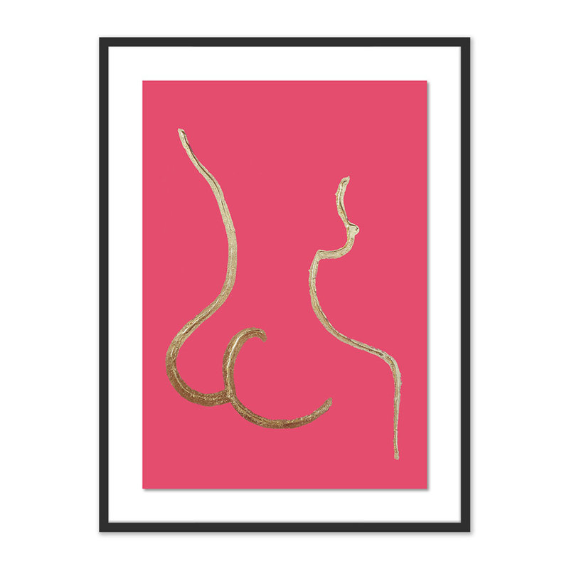 Venus Print by Anne Mersmann, Black, 40" H x 30" W x 2.5" D