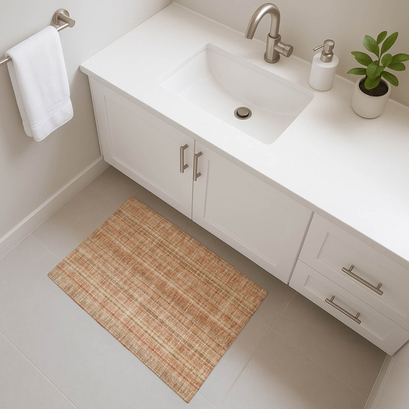 Premium Machine Washable Baford AMF1655 Stripes Rug, Rectangle 1'8" x 2'6"