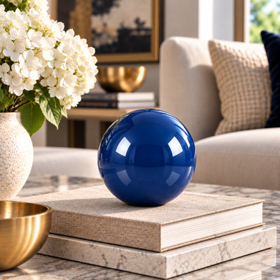 4484 4"D Classic Blue Enamel Sphere
