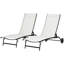 Chaise longue d'extérieur Outsunny