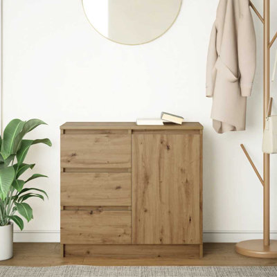 Sideboard With Drawer 71X35x65 Cm Engineered Wood