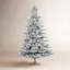90' H Lighted Artificial Pine Christmas Tree