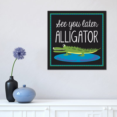 Alligator by Erin Clark - Wrapped Canvas Print
