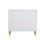 Armoire de rangement Metallic Silver and Champagne 3