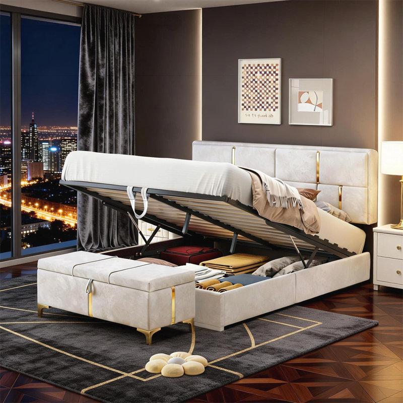 Ensemble de chambre à coucher 2 pièces, Beige