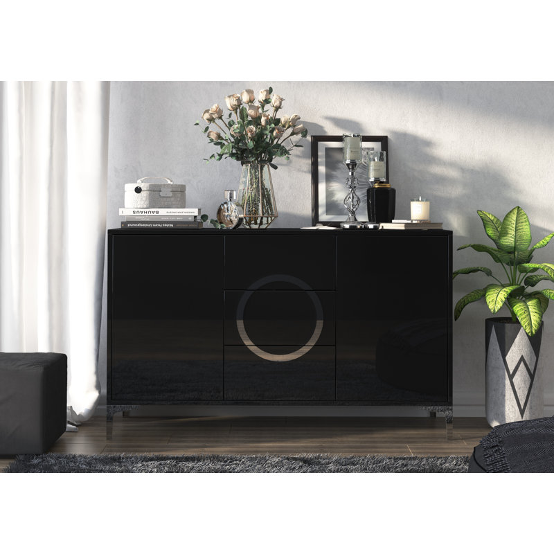 Sterlington 138cm Sideboard, Black
