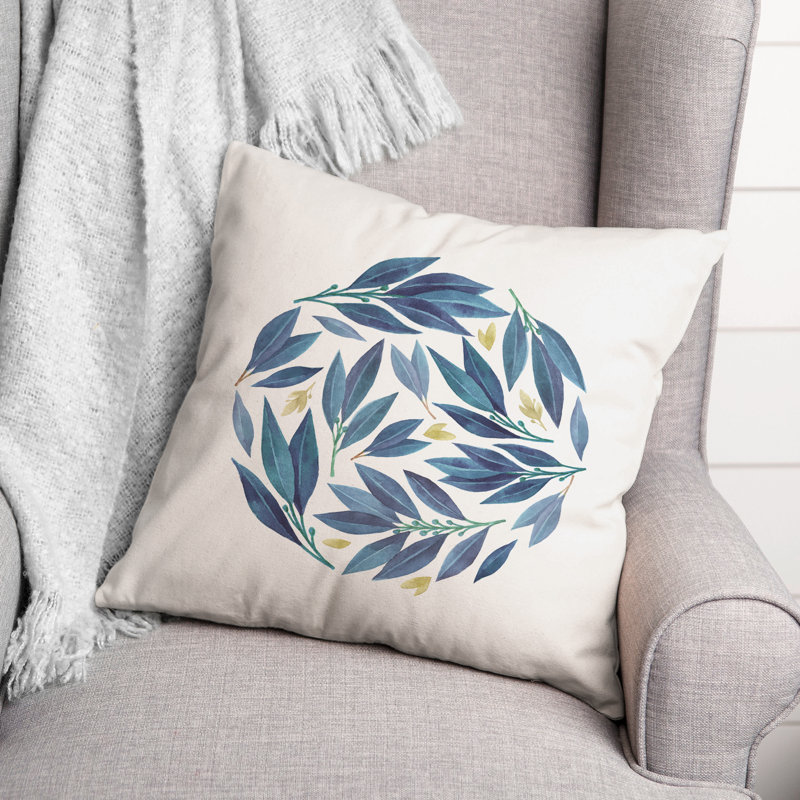 Housse et insert de coussin carré Leaves