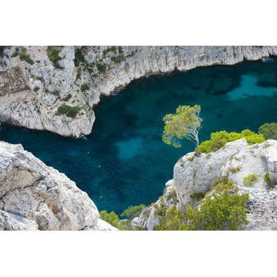Calanques Near Cassis par - Photographie de toile tendue