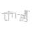 Carla 7Pc Counter-Height Dining Table And 6 Chairs Set, Gray Wood-117559218
