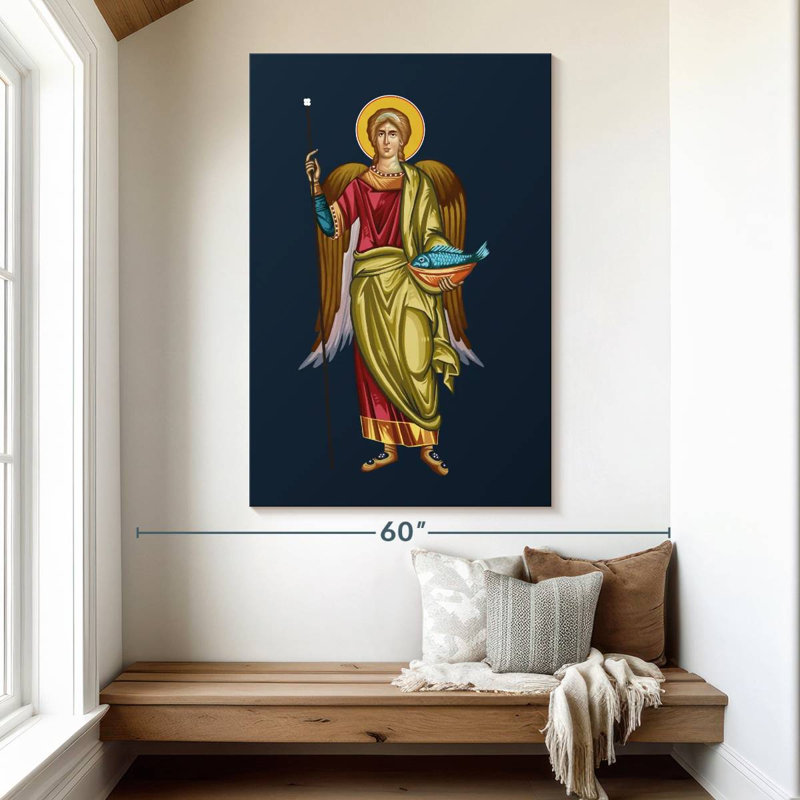 Leisha Archangel Raphael, H 51 po x l 34 po