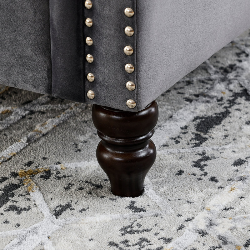 Ensemble de canapés Chesterfield 2 pièces