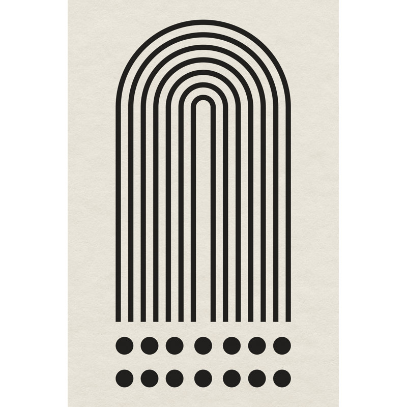 Géométrique minimaliste II, H 18 po x l 12 po