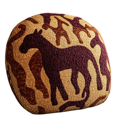 Cave Art Horse Pillow