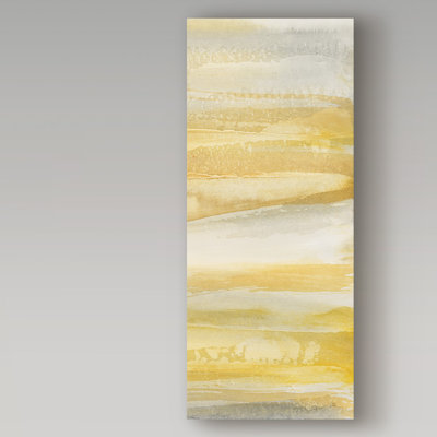 «Gray and Gold III», reproduction de peinture acrylique sur toile tendue