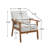 Accent Chairs Set Of 2 With Side Table-1615089737