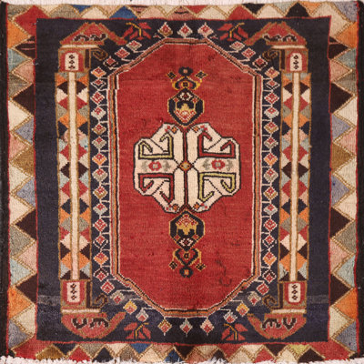 Handmade  Square  Rug 2x2