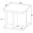 Metron Mango 3-Piece Coffee And End Table Set(Only Including Coffee Table)