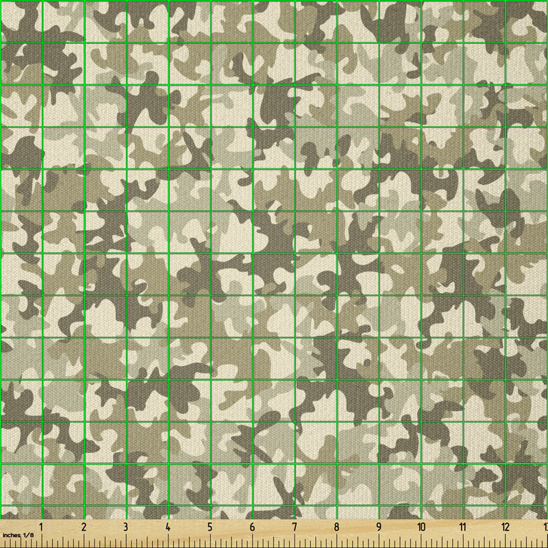 Devonia Faded Colour Uniform Classic Camouflage Grunge Vintage Multi-Purpose Fabric