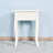 Elegant White Nightstand With Private Compartment - Keep Items Secure Modern Storage Table Blend Function And Style