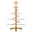 Wooden Christmas Tree with Stand Brown Bamboo-1332313353