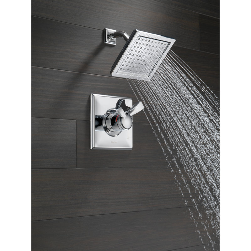 Dryden Shower Faucet with Monitor, Chrome