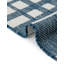 Tapis intérieur / extérieur pour jardin à carreaux bleu-27811599