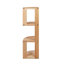 Corner Shelf, 4 Pieces, USA-Grown Solid Hickory Hardwood-2011119560