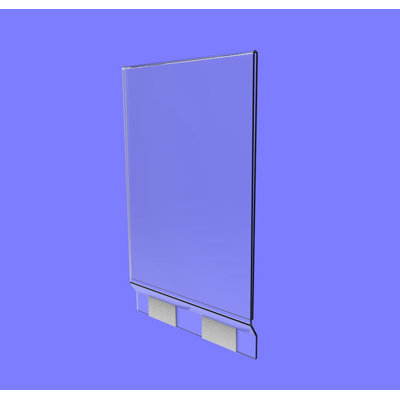Cadre Fixturedisplays®, porte-affiche amovible en acrylique transparent 11460-2