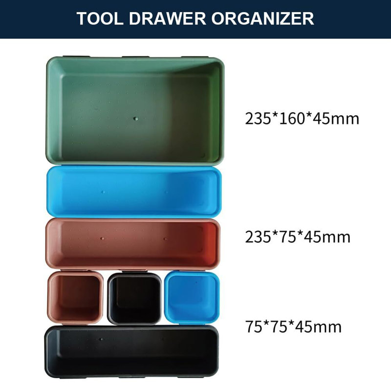 5 Drawer Tool Chest With Wheels,Metal Locking Rolling Tool Box