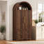 Armoire de cuisine de 72 pouces de haut Mid-Century avec 2 tiroirs, 8 tablettes réglables pour les cuisines, salon-632114798