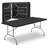 8Ft Heavy Duty Folding Table, Indoor Outdoor Portable Plastic Picnic Desk with Steel Legs and Handle-89255269