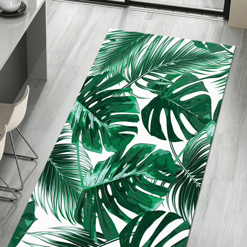 Tapis à motif géométrique vibrant non tissé fin, idéal pour rehausser l'esthétique de n'importe quelle pièce de votre maison