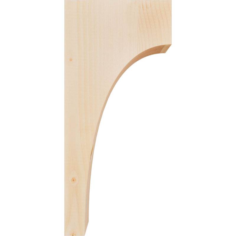 Sapin Douglas Douglas Corbeau lisse l 3 3 po x P 10 po x H 22 po, H 22 po x l 3,5 po x P 10 po, Sapin de Douglas, Lisse