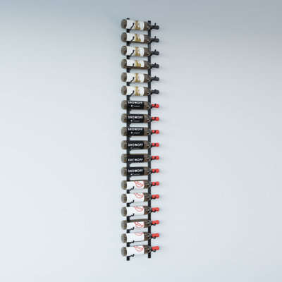 18 Bottle Wall Mounted Wine Bottle Rack