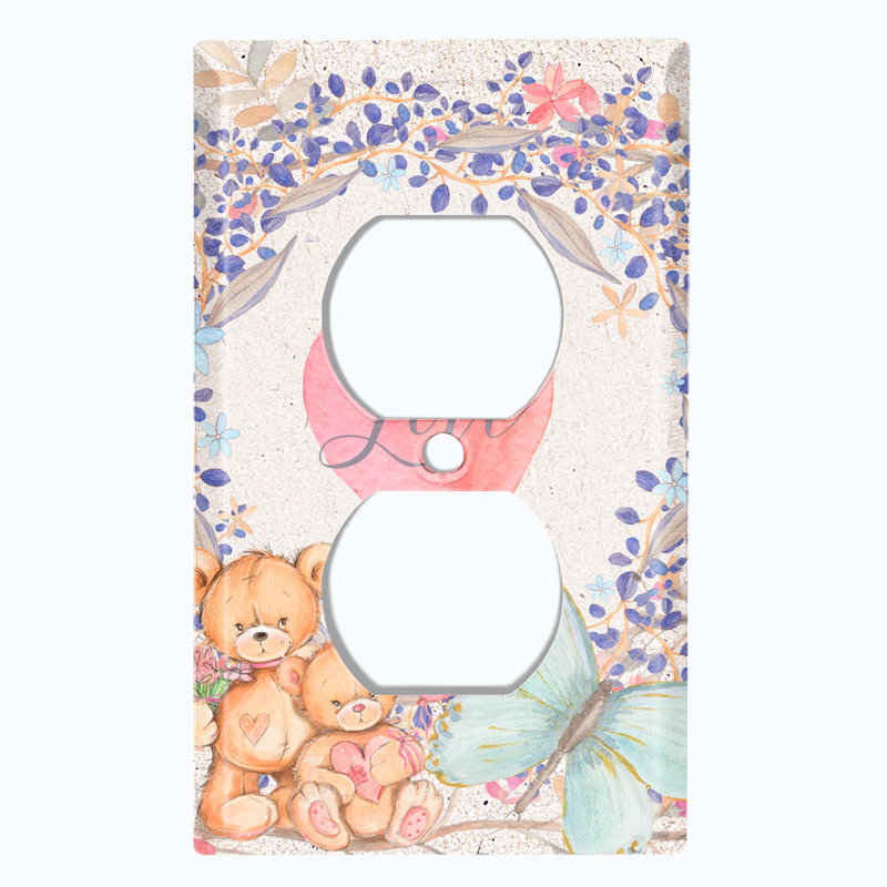 1 - Gang Duplex Outlet Standard Wall Plate