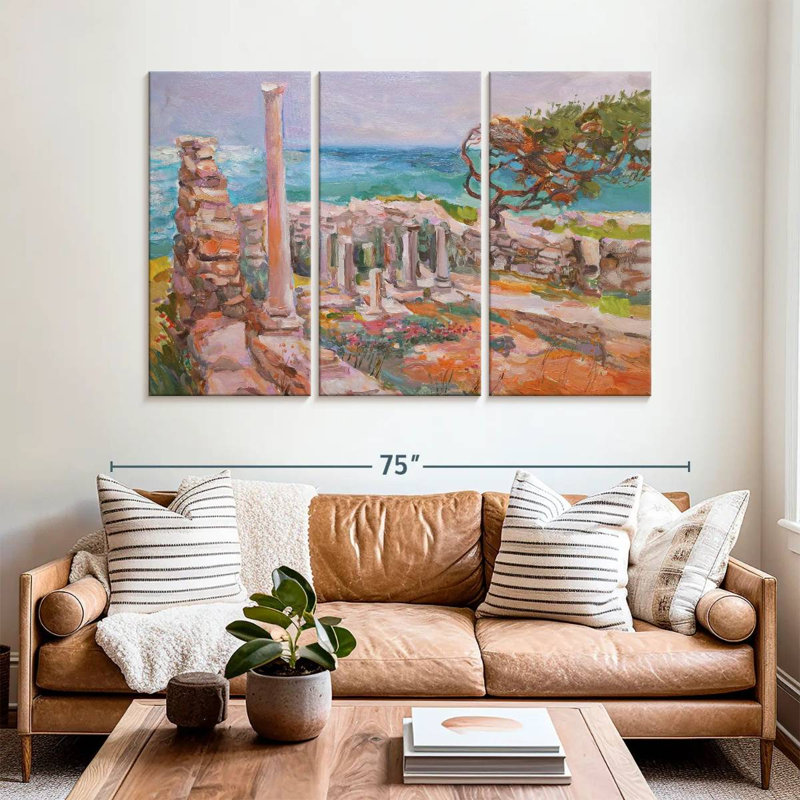 Lilie Aegean Sea Colonnes, H 42 po x l 65 po