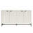 Fluted Sideboard Buffet Cabinet with Adjustable Shelves-2107039145