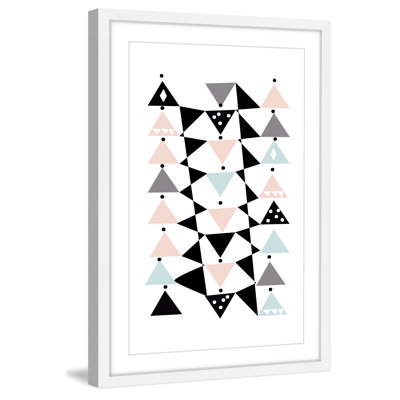 'Triangle Dance' by Katarina Snygg Framed Print
