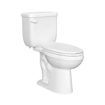 1.28 GPF (Water Efficient) Elongated Two-Piece Toilet (Seat Not Included) -  Proflo, PFJRC412HEWH