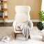 Chaise berçante moderne avec dossier haut
