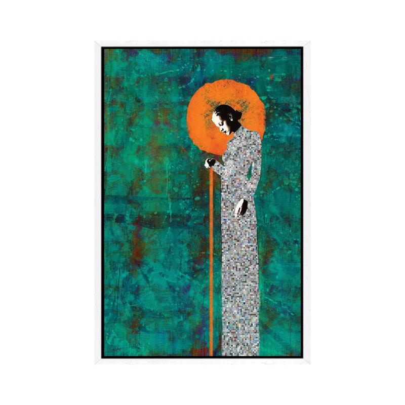 Sowing II 1 Piece Painting on Canvas, 66.04 cm H x 45.72 cm W, White Framed